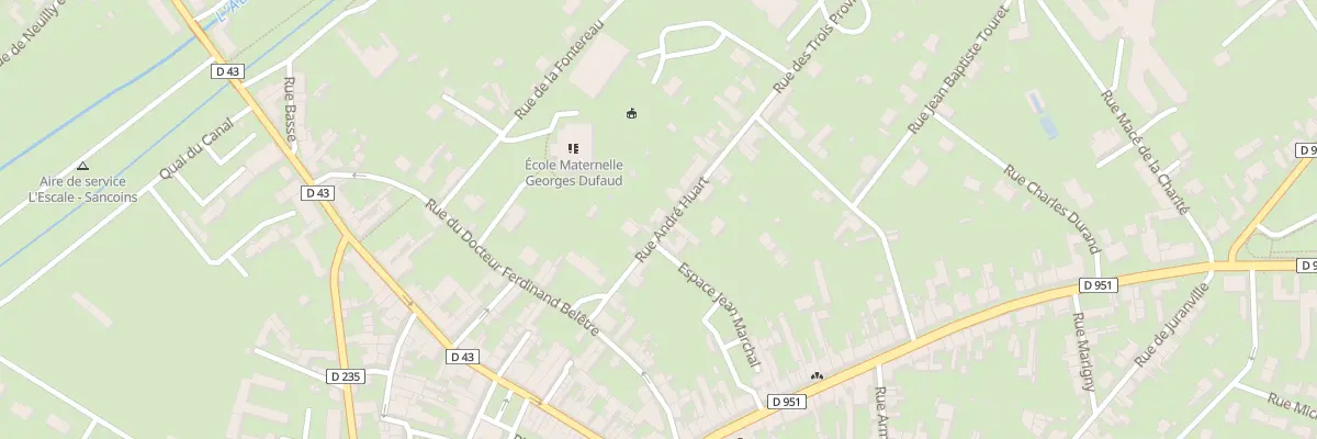 Plan du 1 Rue Andre Huart à Sancoins