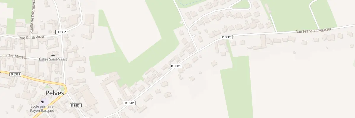 Plan du 25 Rue François Mercier à Pelves