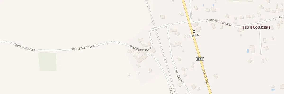 Plan du 6 Rte des Brocs à La Celle-sur-Loire