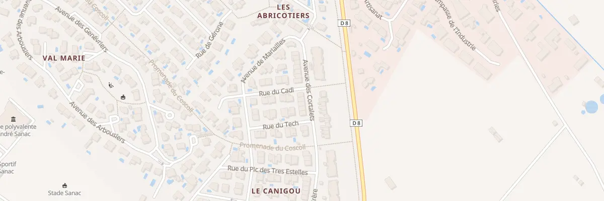 Plan du 13 Av des Cortalets à Villeneuve-de-la-Raho