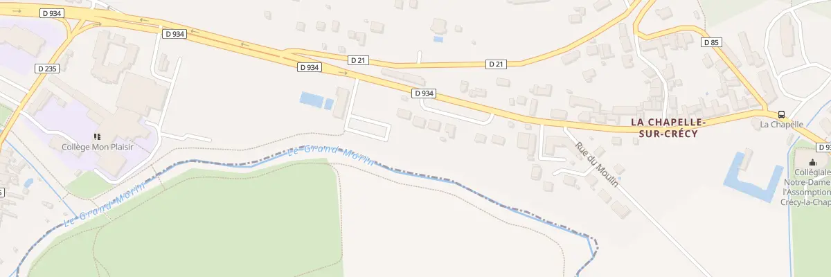 Plan du 33 Rue Nationale à Crécy-la-Chapelle