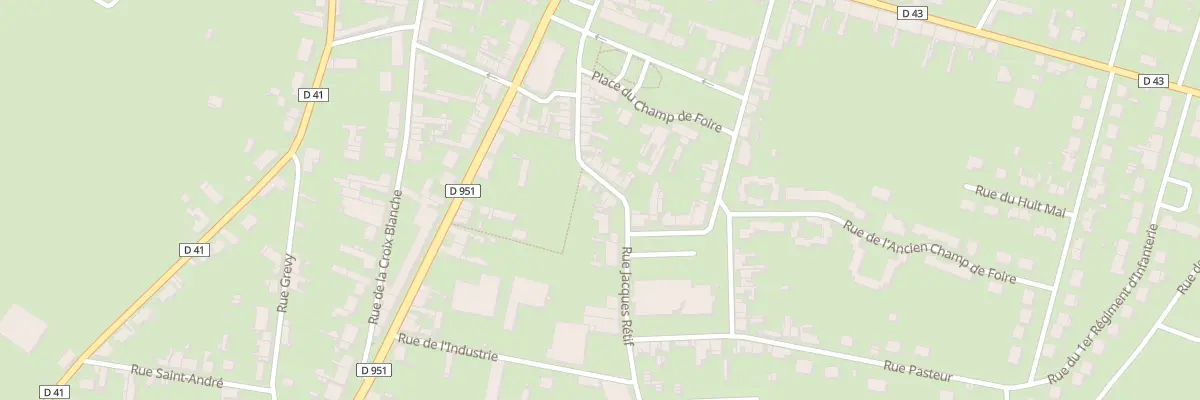 Plan du 18 Rue Jacques Rétif à Sancoins