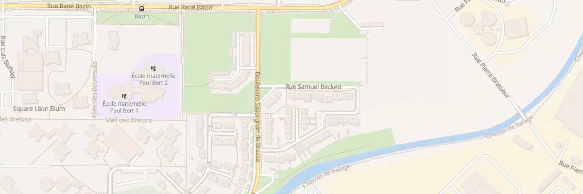 Plan du 14 Rue Samuel Beckett à Meaux