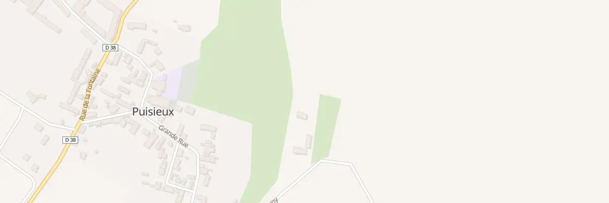 Plan du 12 Rue de Poligny à Puisieux