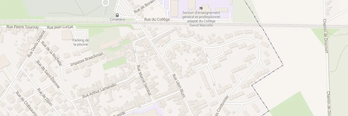 Plan du 11 Rue Leon Blum à Billy-Montigny