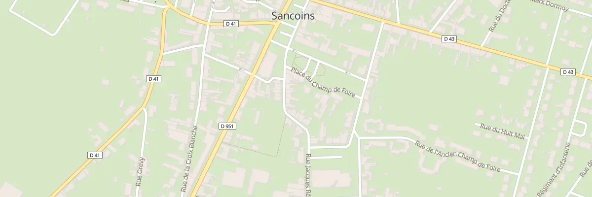Plan du 9 Rue Jacques Rétif à Sancoins