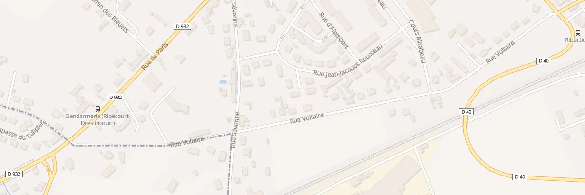 Plan du 177B Rue Jean Jacques Rousseau à Ribécourt-Dreslincourt