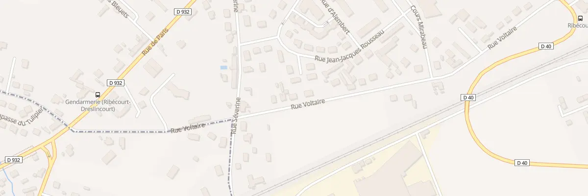 Plan du 464 Rue Voltaire à Ribécourt-Dreslincourt