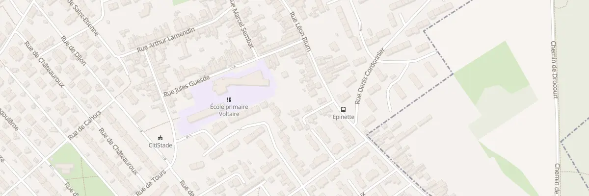 Plan du 68 Rue Leon Blum à Billy-Montigny