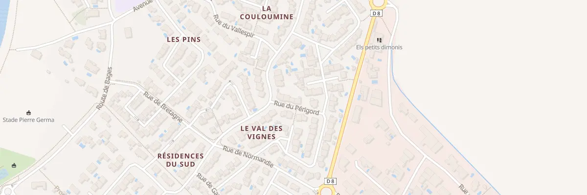 Plan du 5 Rue du Périgord à Villeneuve-de-la-Raho