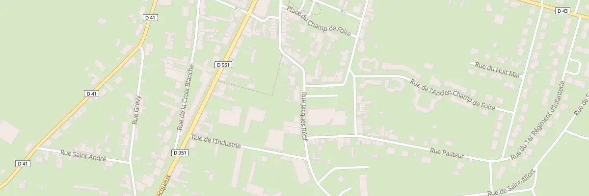 Plan du 26 Rue Jacques Rétif à Sancoins