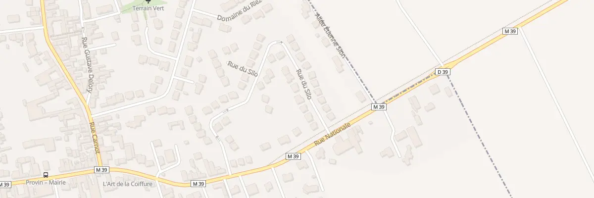 Plan du 26 Rue du Silo à Provin