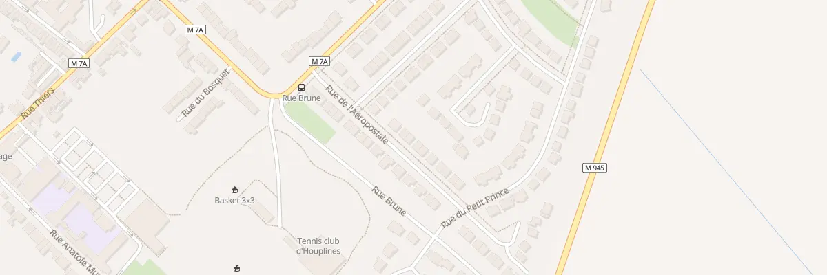 Plan du 10 Rue de l’ Aéropostale à Houplines