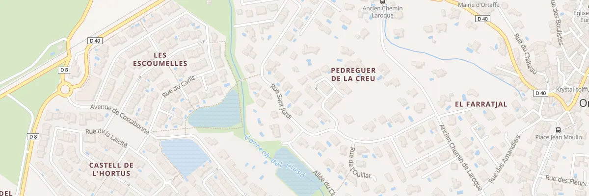 Plan du 21 Rue Sant Jordi à Ortaffa