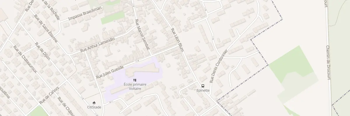 Plan du 56 Rue Leon Blum à Billy-Montigny