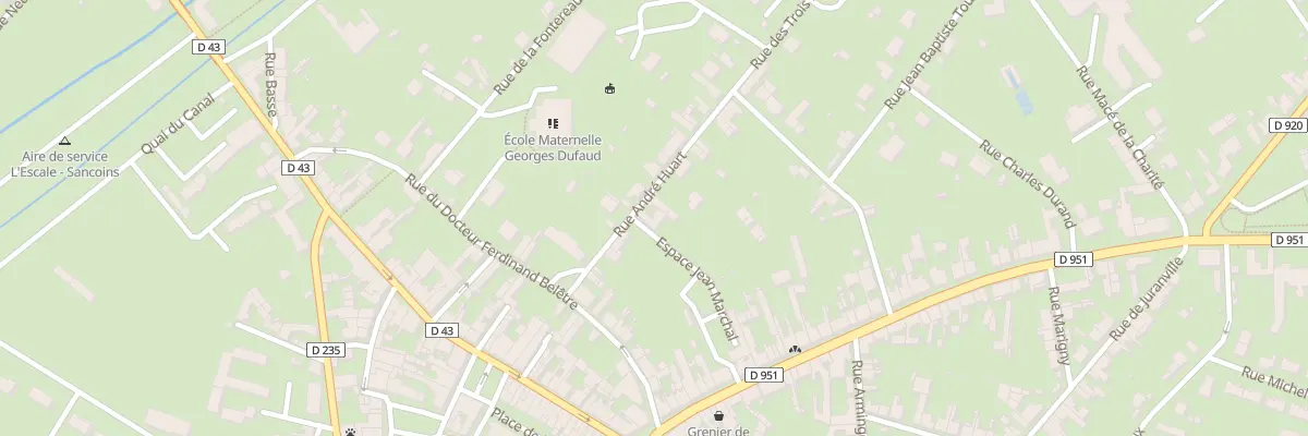 Plan du 6 Rue Andre Huart à Sancoins