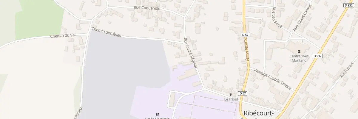 Plan du 195 Rue André Regnier à Ribécourt-Dreslincourt