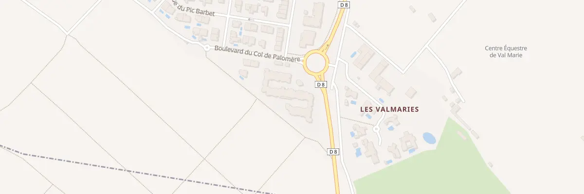 Plan du 1 Bd du Col de Palomère à Villeneuve-de-la-Raho