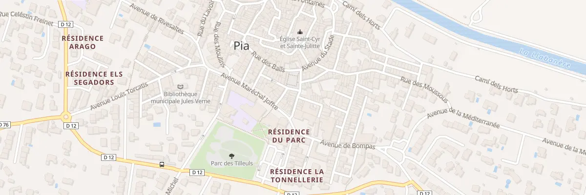 Plan du 15 Rue Saint Pierre à Pia
