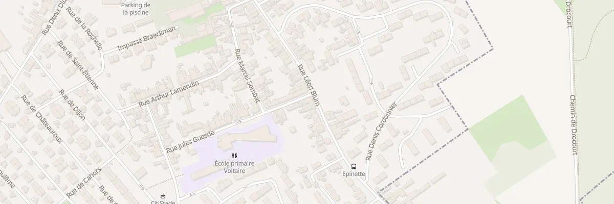 Plan du 50 Rue Leon Blum à Billy-Montigny