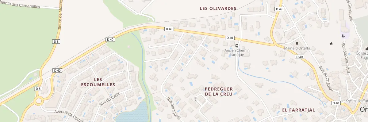 Plan du 9 Rue Sant Jordi à Ortaffa