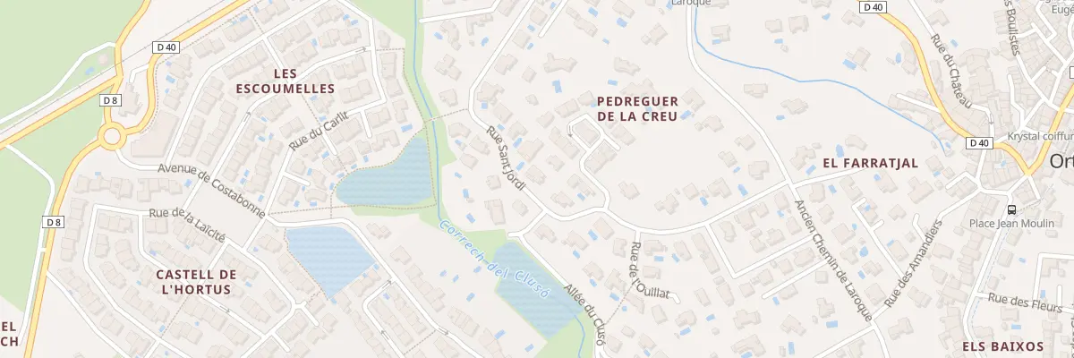 Plan du 23 Rue Sant Jordi à Ortaffa