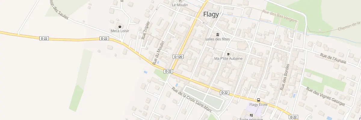 Plan du 13T Rue Grande à Flagy