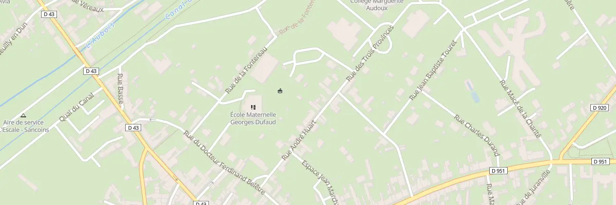 Plan du 9 Rue Andre Huart à Sancoins