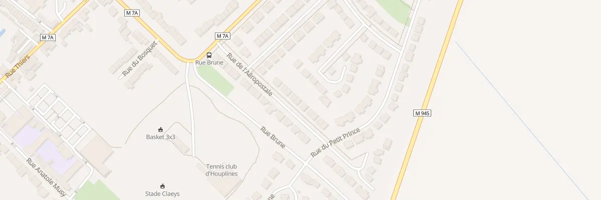 Plan du 14 Rue de l’ Aéropostale à Houplines