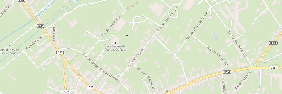 Plan du 7 Rue Andre Huart à Sancoins