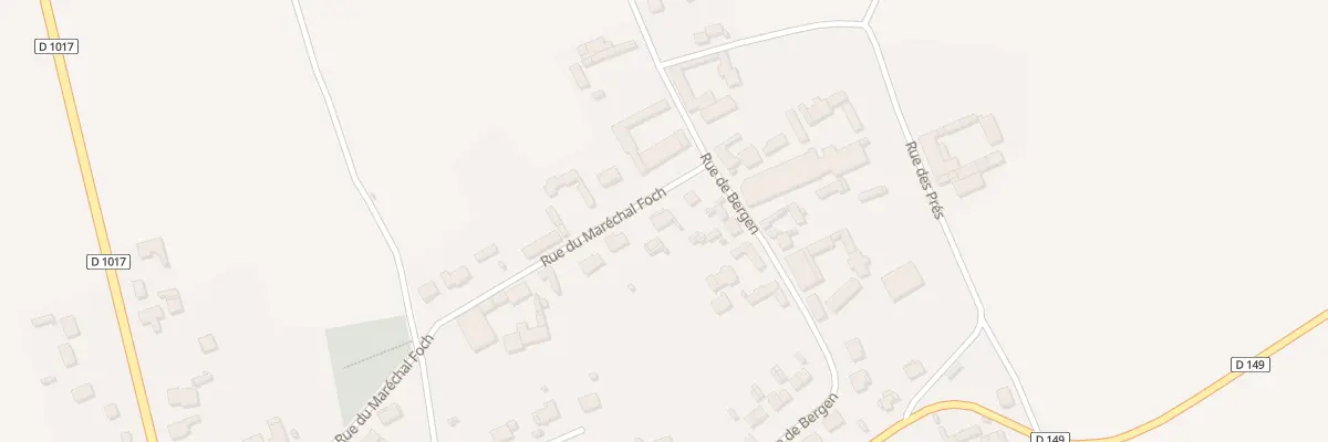 Plan du 32 Rue du Maréchal Foch à Bouchavesnes-Bergen