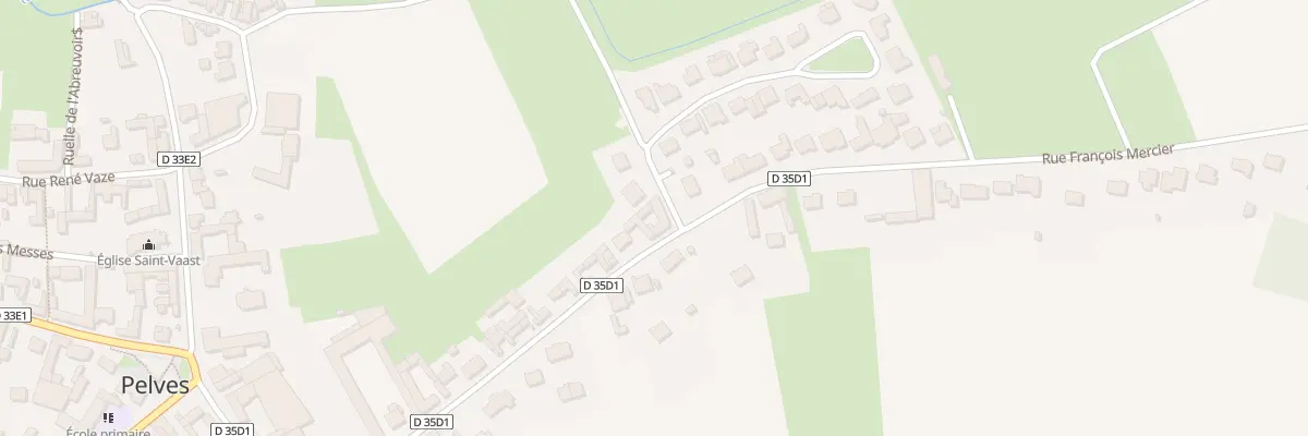 Plan du 31 Rue François Mercier à Pelves