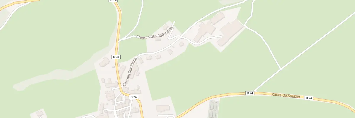 Plan du 5228 Les Aires à Saulzet-le-Froid