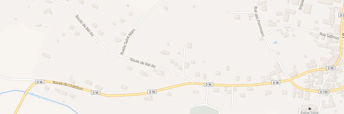 Plan du 62 Rte de Bel-air à Saint-Maurice-sur-Aveyron