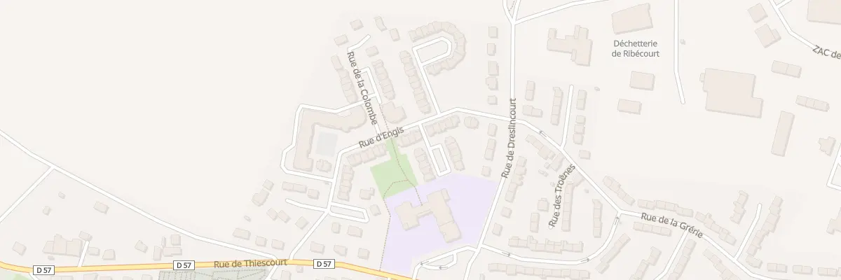 Plan du 109 Rue d’Engis à Ribécourt-Dreslincourt