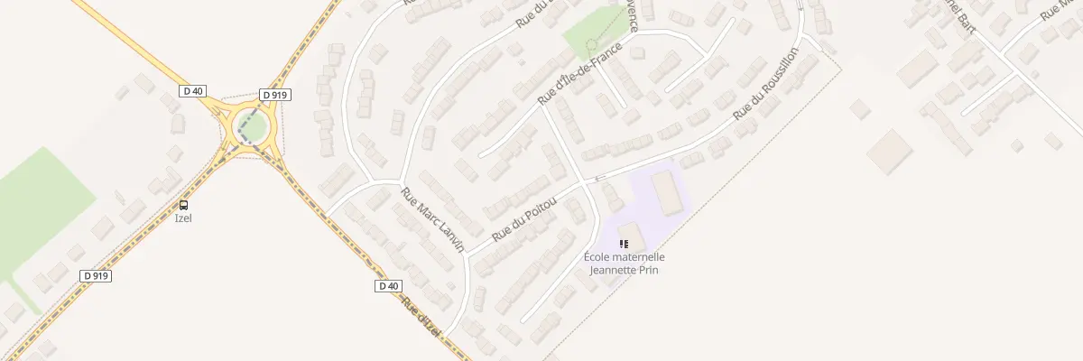 Plan du 11 Rue du Poitou à Drocourt