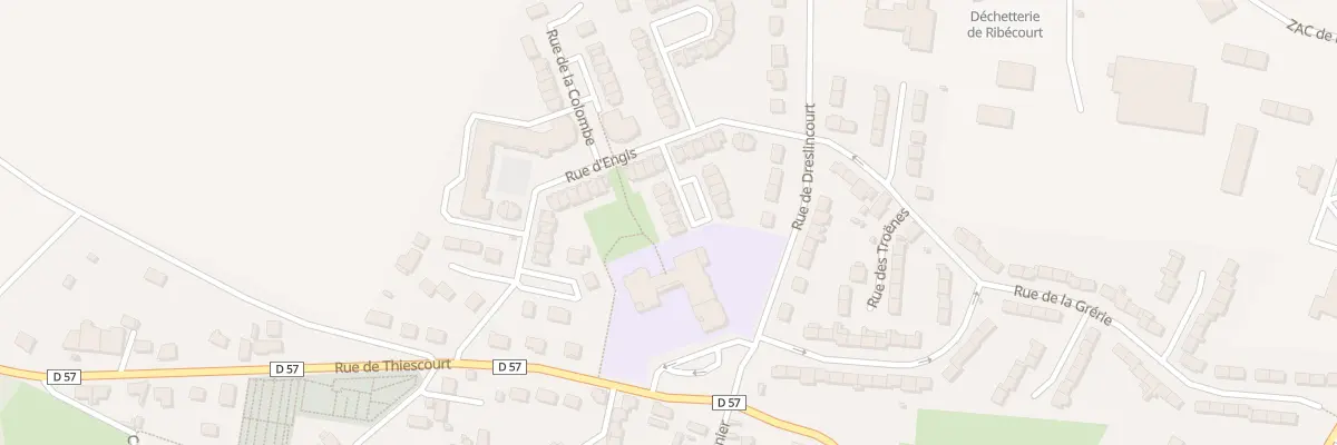 Plan du 54 Rue du Tierval à Ribécourt-Dreslincourt
