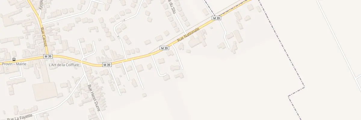 Plan du 78G Rue Nationale à Provin