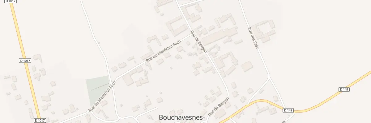 Plan du 21 Rue de Bergen à Bouchavesnes-Bergen