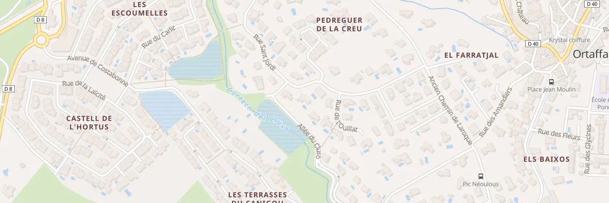 Plan du 28 Rue Sant Jordi à Ortaffa