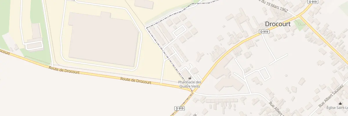 Plan du 20 Rue Annie Cordy à Drocourt