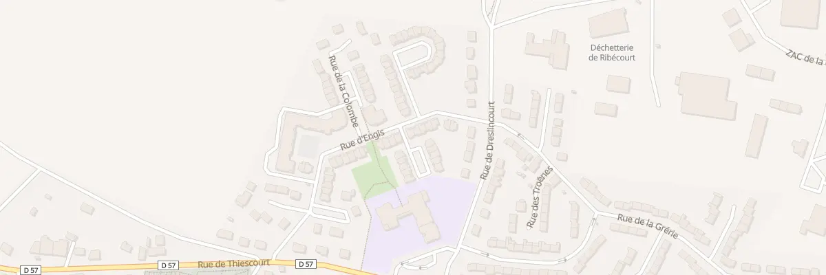 Plan du 95 Rue d’Engis à Ribécourt-Dreslincourt
