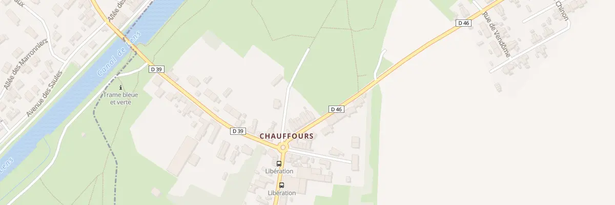 Plan du 314 Rte d’Harnes à Courrières