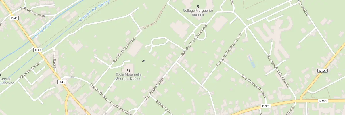 Plan du 13B Rue Andre Huart à Sancoins