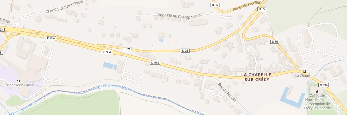 Plan du 52 Rue Nationale à Crécy-la-Chapelle