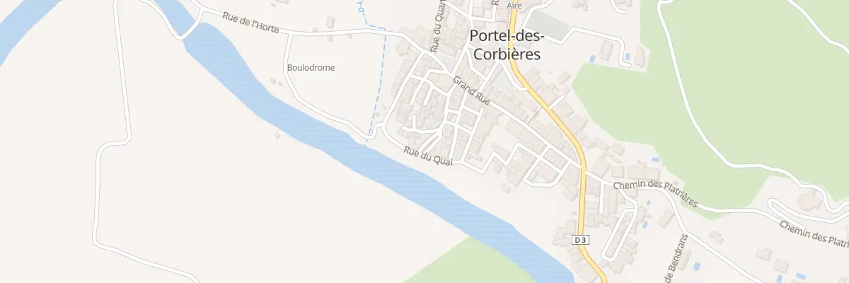 Plan du 18 Quartier du Chateau à Portel-des-Corbières