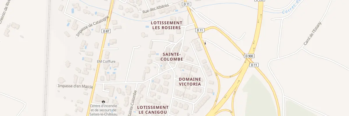 Plan du 18 Rue de la Cave des Vins Blancs à Salses-le-Château