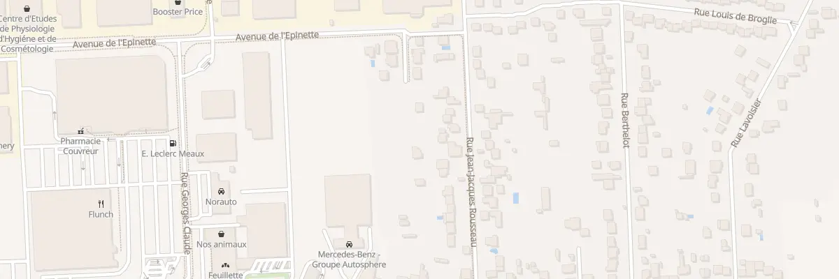 Plan du 27 Rue Jean Jacques Rousseau à Meaux