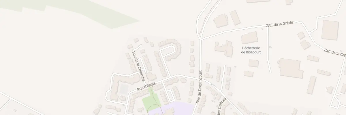Plan du 64 Rue de la Fertière à Ribécourt-Dreslincourt