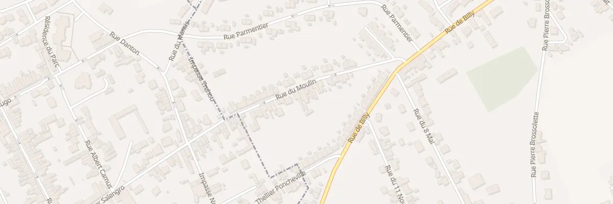 Plan du 18 Rue du Moulin à Montigny-en-Gohelle